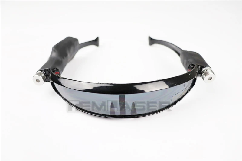 2 in 1 Multi-line RGB Laser Glasses Sunglasses Goggles With Green Red Blue For LED luminous Costumes Show