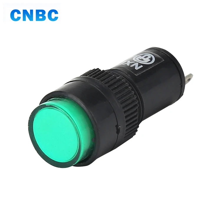 12mm Diameter Mini Size CE Red Green Yellow 24v 110v 12v signal Light pilot Lamp 220v Led Indicator With Pins