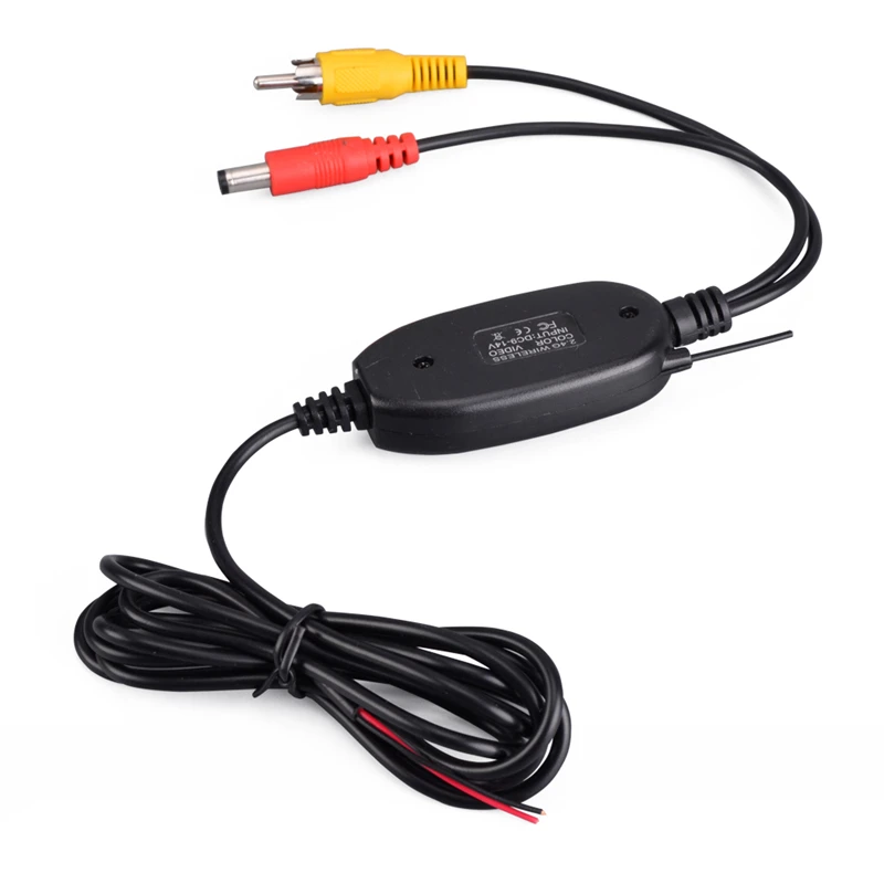 Wireless video signal transmitting kit for car camera monitor
