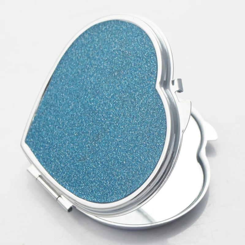NEW MAKEUP TOOLS Heart shape pocket mirrors bling compact mirror