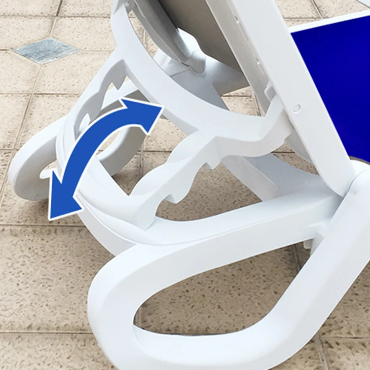 Регулируемое пластиковое пляжное кресло, сетчатый стул для бассейна