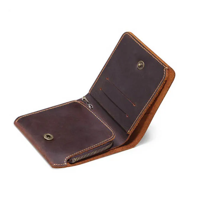 Wholesale Hot Selling OEM HandmadeLeather Wallet Genuine