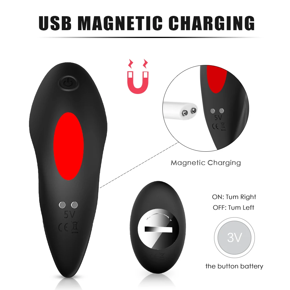 S-HANDE Silicone Remote Control Anal Dildo Sex Toys Prostate Massager Butt plug vibrator For Women Men Couple