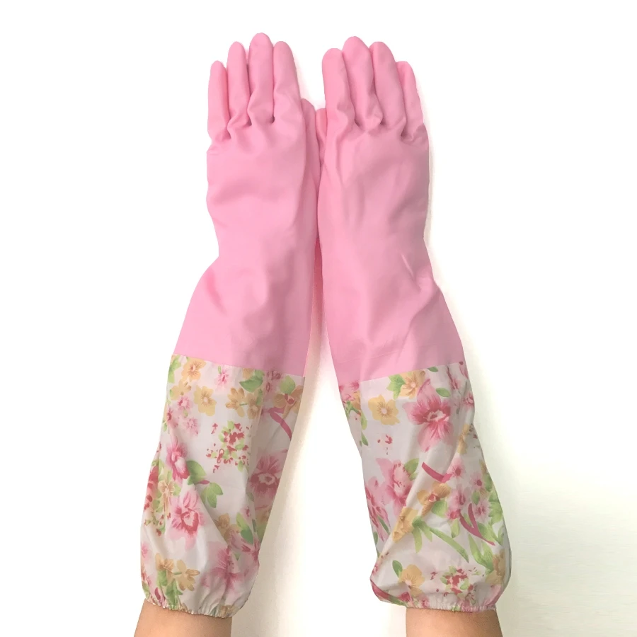 
Thin Waterproof Arm Long Sleeve Cleaning Safety Gloves 