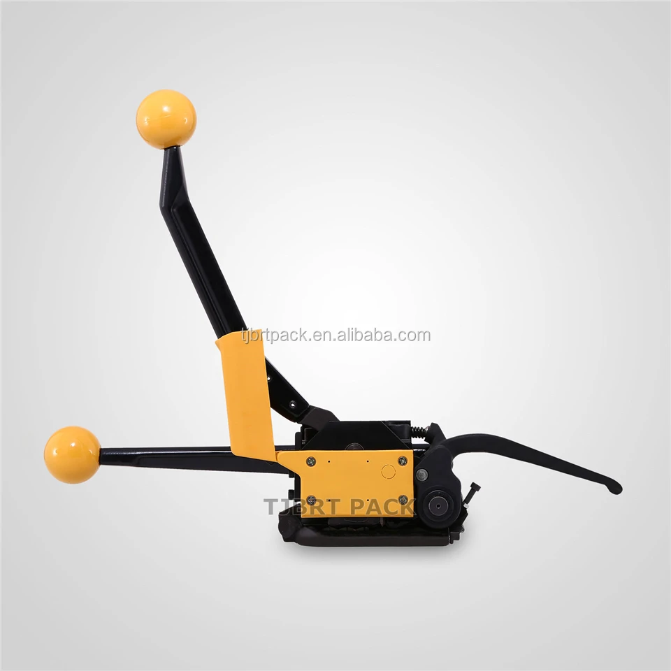 A333 Hand Iron Metal strip Strapping Machine sealless manual steel Pipe banding strapping tools