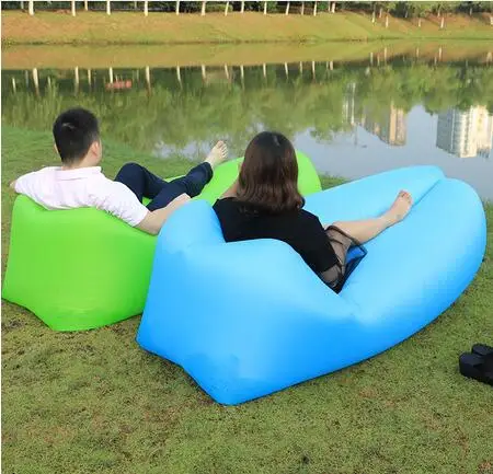 
Wholesale price beach rest sleeping lounge fast inflating air sleeping bags for summer 