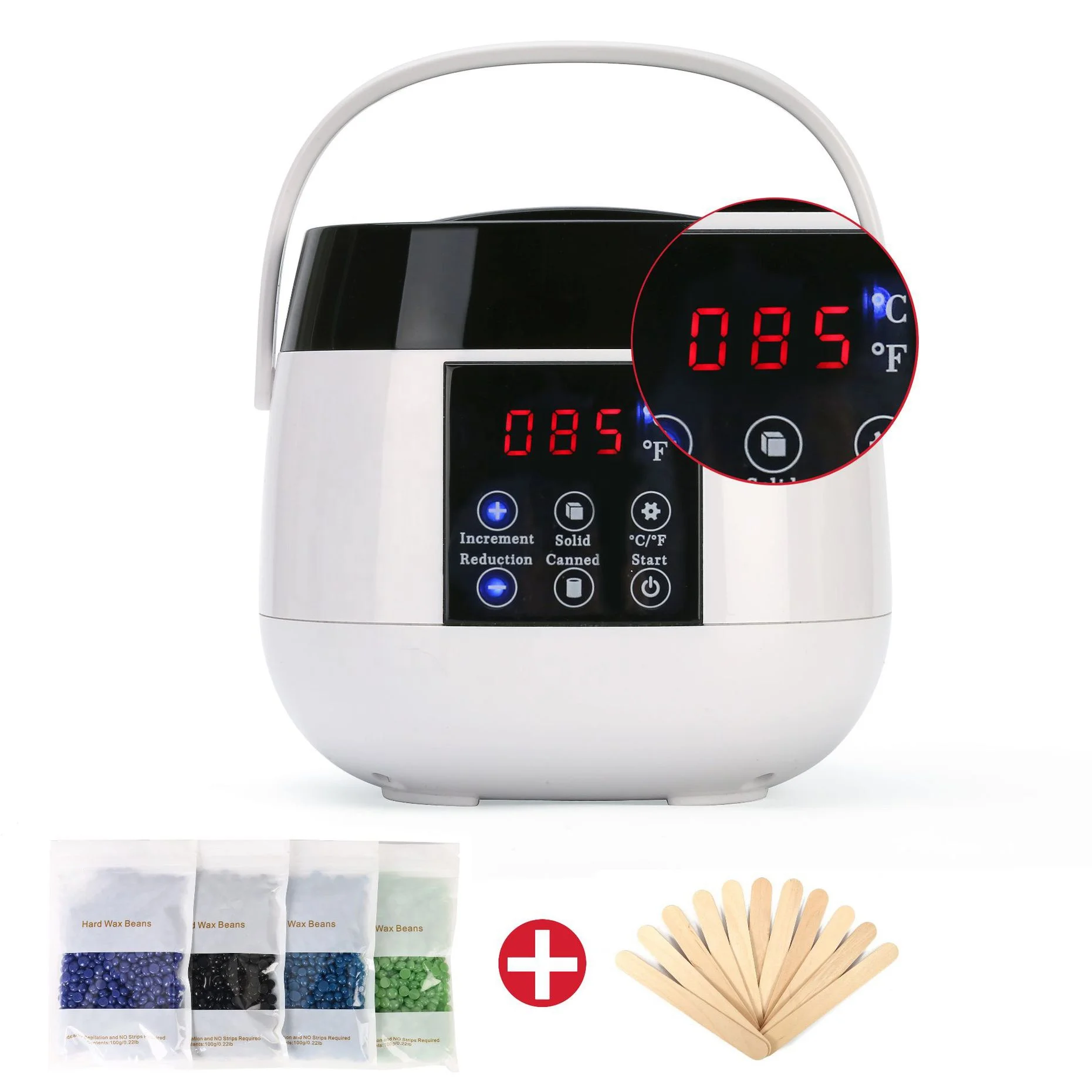 
RISESUN Salon Home Use Electric Sugar Warmer Machine Parafin Hard Wax Heater Professional 