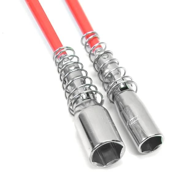 16mm 21mm Auto Car T-Handle Joint Spark Plug Socket Wrench Remover Installer Tool Red+Silver