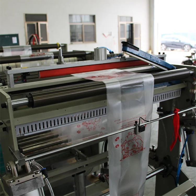 
PE Sack Making Machine With Hot Sealing And Cutting 