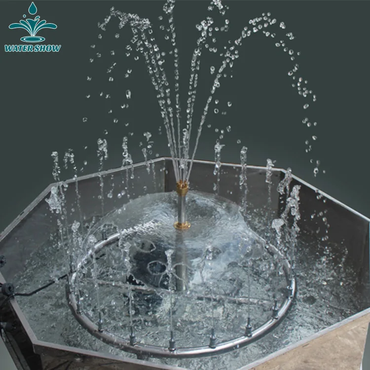 70CM Small Indoor Artificial Dancing Musical Water Fountain Double Nozzle Mini Fountain