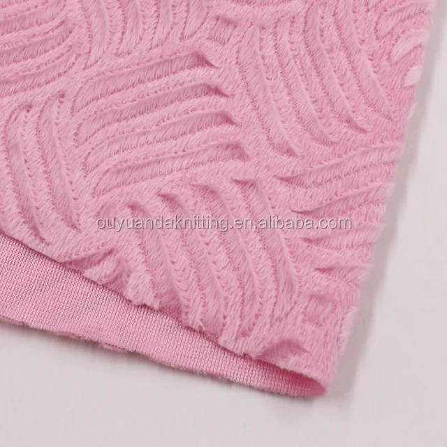 
Warp Knitted 230gsm Brushed Super Soft Polyester Minky Plush Baby Blanket Fabric 