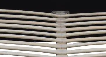 Современная Деревянная белая двухместная мягкая кровать из искусственной кожи со светодиодной подсветкой