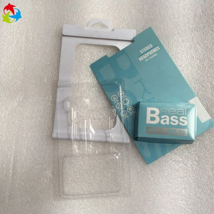 Custom PVC PET Packaging Thermoformed Blister Box for Mobile Earphone