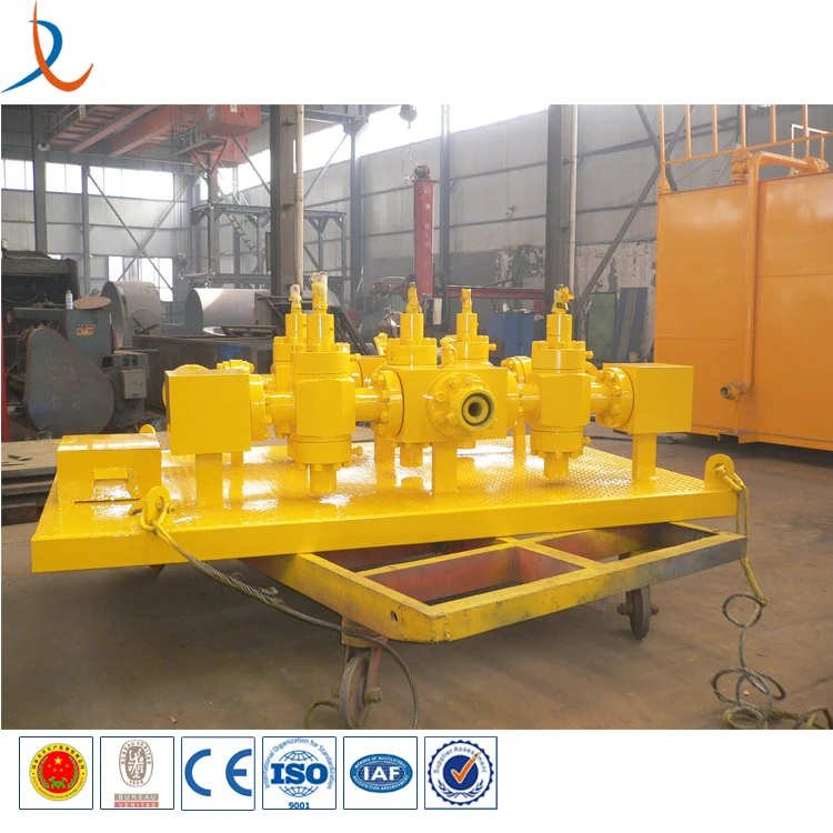 Petroleum drilling equipment choke manifold / hydraulic kill and choke manifold