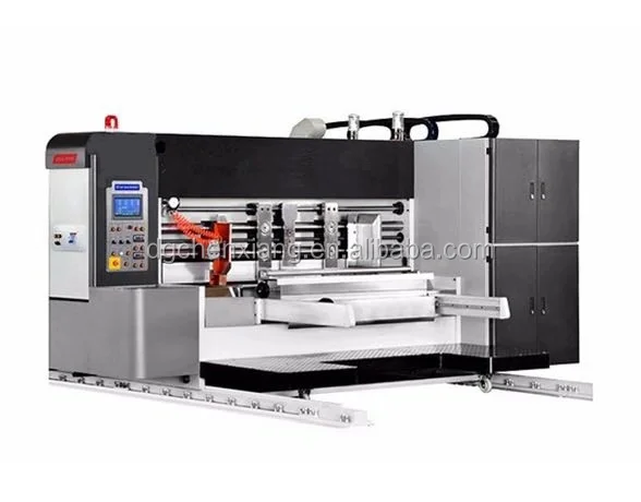 High Quality Automatic Flexo Printer Slotter Die Cutter Price of Carton Box Packing Machine