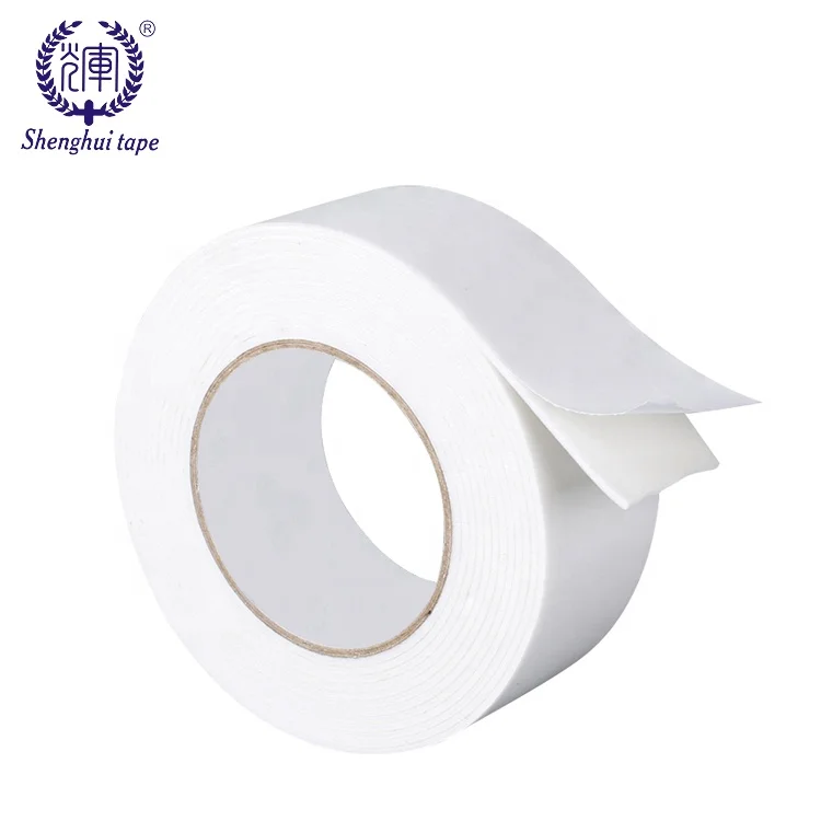 China oem manufacturer 50m rubber glue sticky double sided gum tape