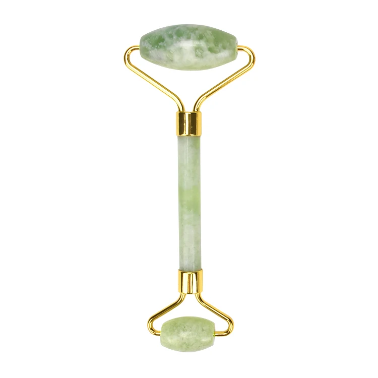 Anti Aging Jade Roller Therapy 100% Natural Jade Facial Roller for Double Neck Healing Slimming Massager