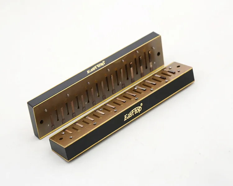 T2110 east top 21 holes professional musical instruments octave  harmonica
