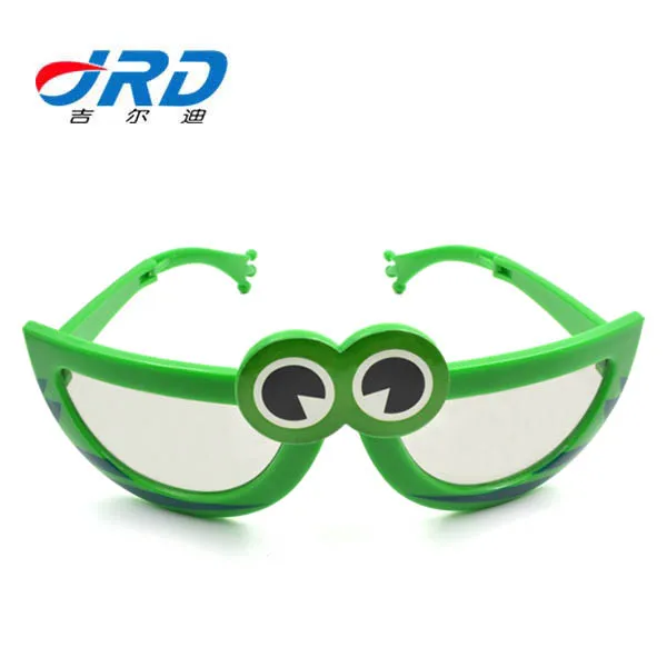 
Good Design Frog Shape Plastic Polarized 3D Glasses for 3D Cinemas and Kids 