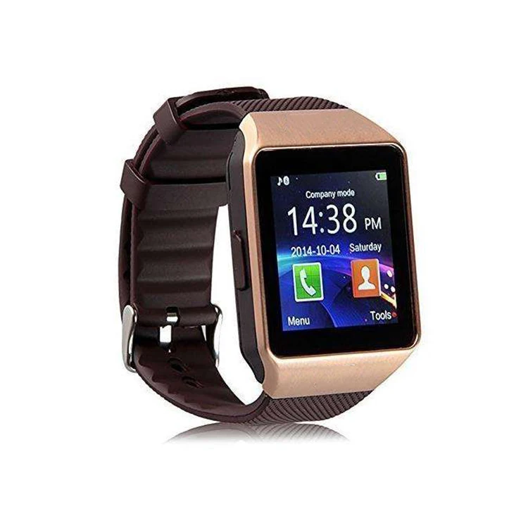 Shenzhen factory smart watch dz09 android sim card with camera touch screen