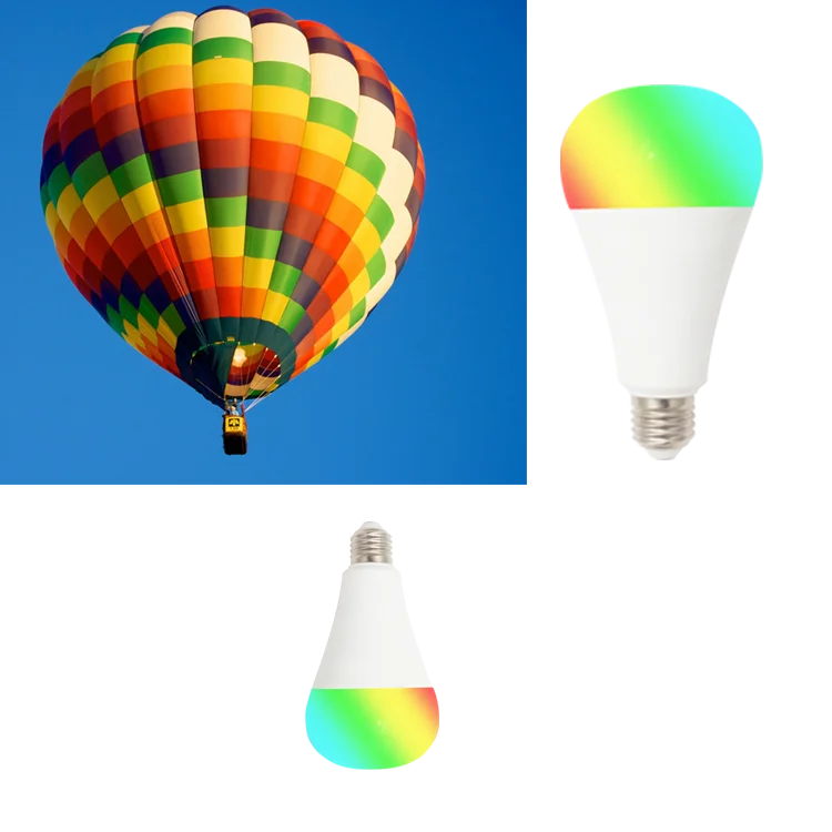 16 million colors smart wifi bulb ble  bulbs a19 smart led rgb music controlled christmas lights