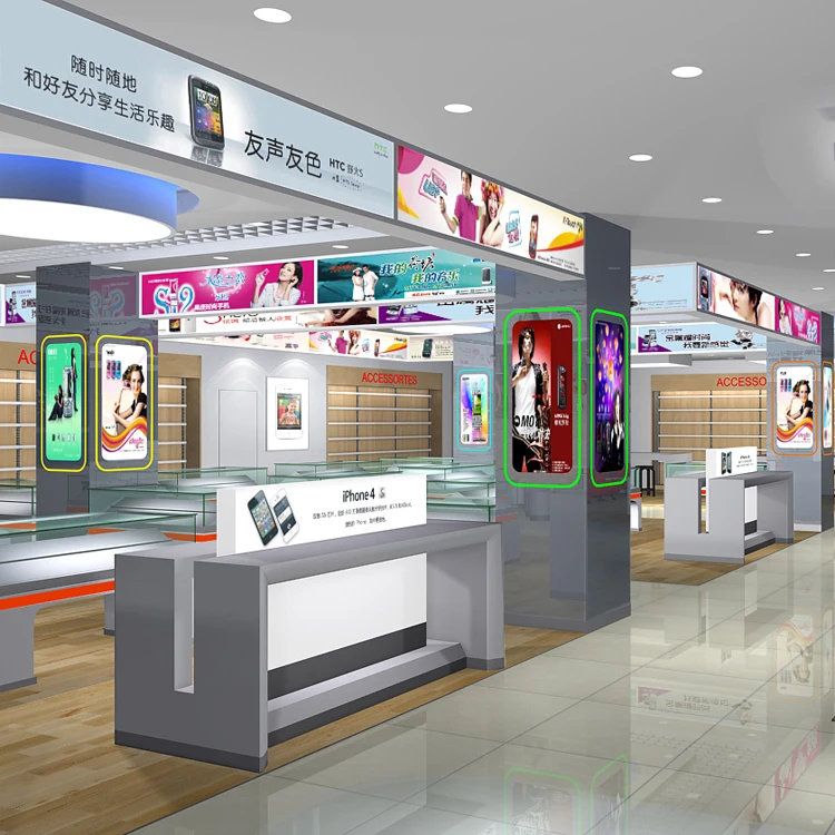 Mobile Phone Shop Display Counter Furniture For Mobile Phone Shop Decoration
