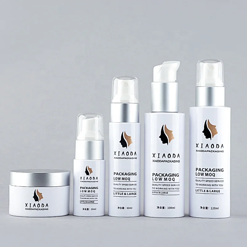 Recycling plastic raw material sprayer lotion cosmetic pet bottles