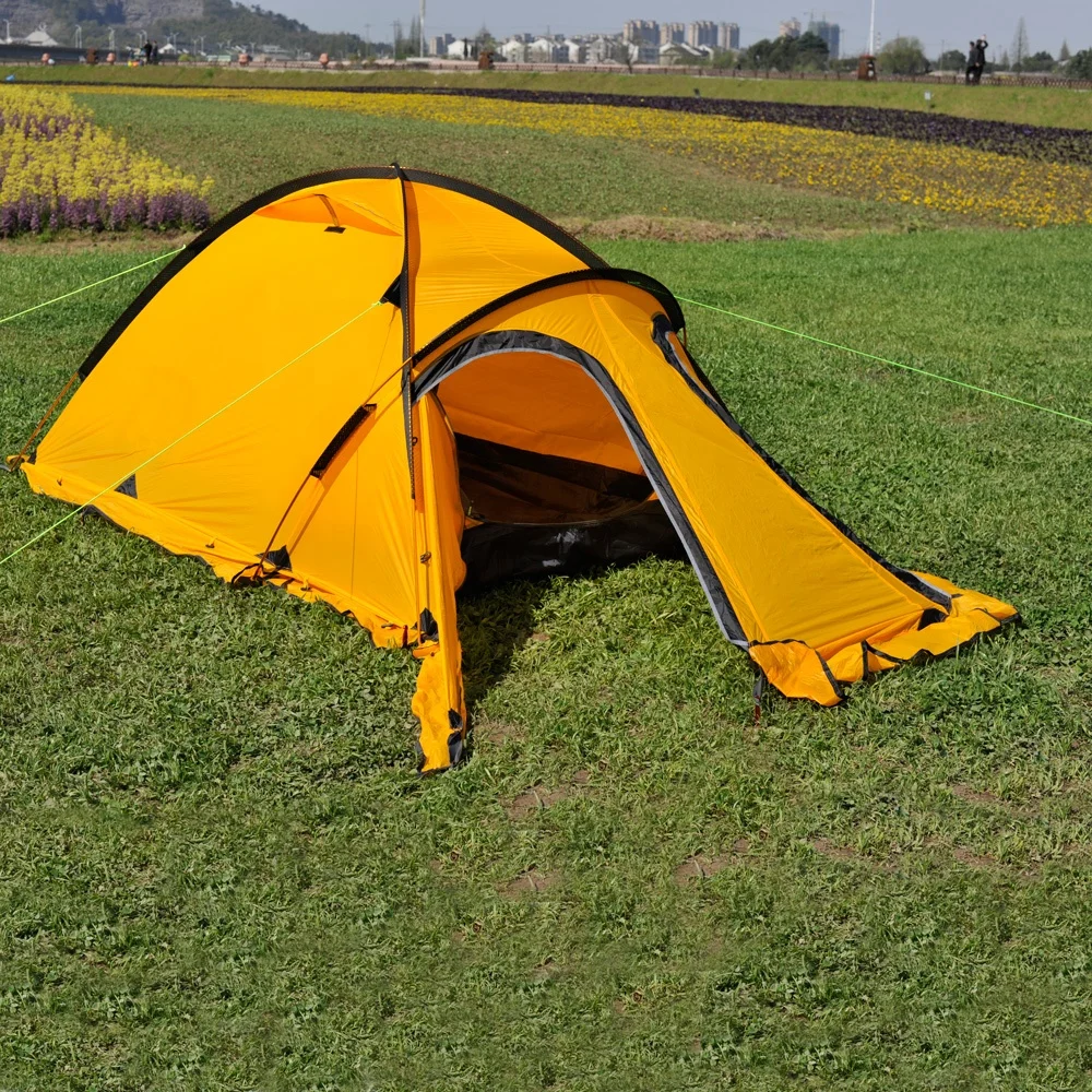 
High-end 2 Person 4 Season 20D Lightweight Alpine Tent for Backpacking Camping Hiking Climbing Travel with a Living Room 