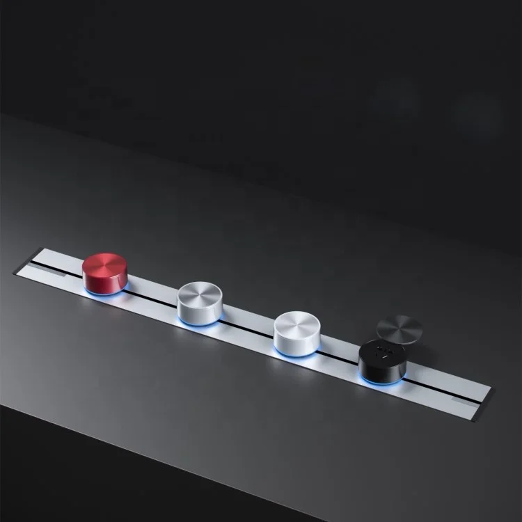 Good quality top grade office ac power track socket outlet