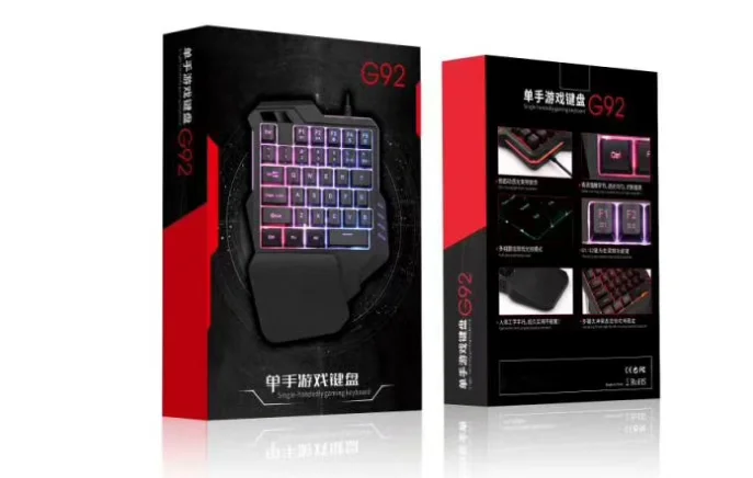 2021 Computer Phone Gaming Gamer Single One Hand Keyboard