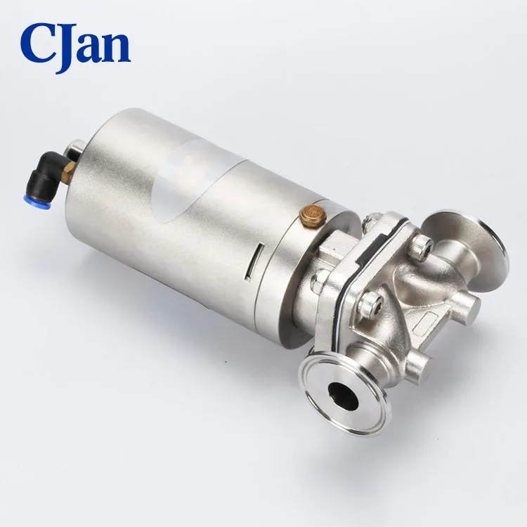 Manual Stainless Steel Sanitary Tank Bottom Membrane Diaphragm Valve 304/316L