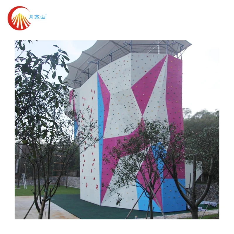 Top quality theme park inflatable rock climbing wall with rocky mountain climbing gear