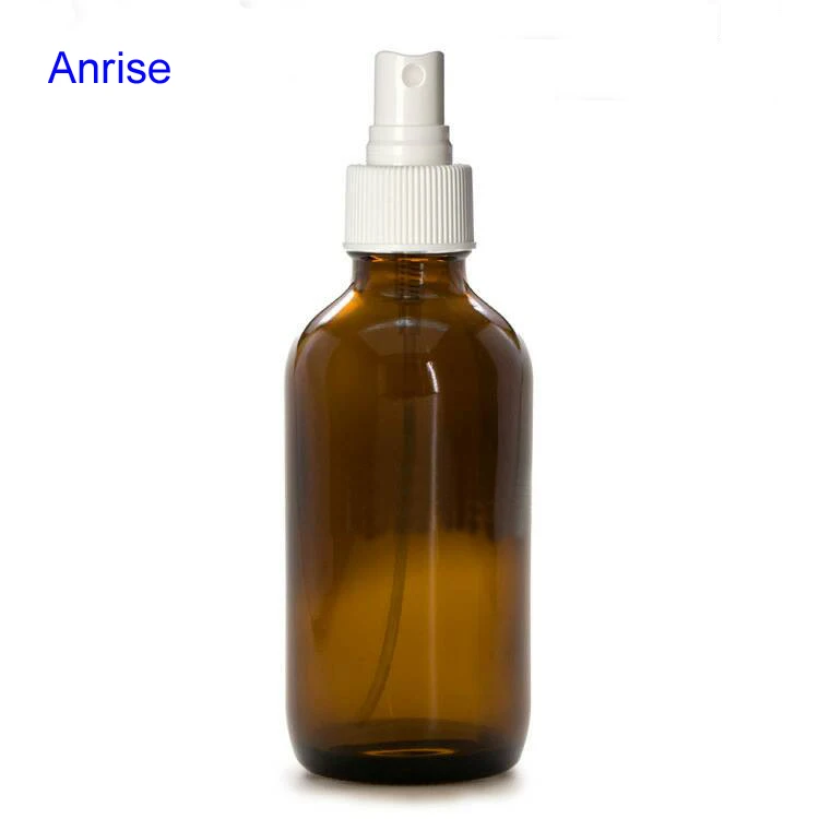 2 oz 4oz 60ml 120ml Amber Glass Boston Round Essential Oil Spray Bottles