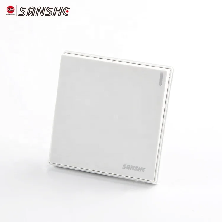 SANSHE 1 gang односторонний настенный выключатель 10a белый цвет