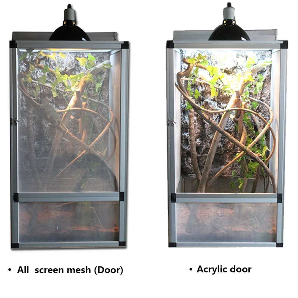 large size white color pet cage CT80-1 European style reptile terrarium application for lizard