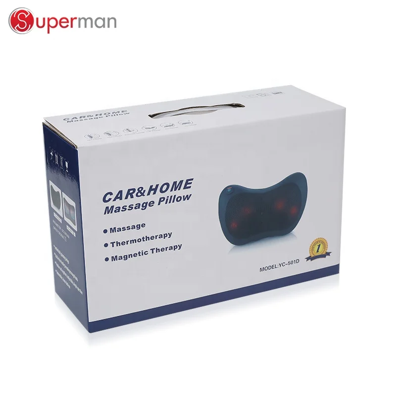 HUIFAN YC-501D всего тела головы на тыльной стороне прокатки разминающий массажёр/шиацу массажер для похудения инфракрасный массаж Подушка & подушки