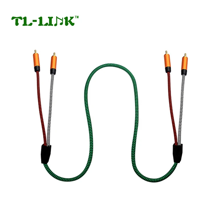 Лидер продаж 2 RCA-2 RCA кабель av мужчинами