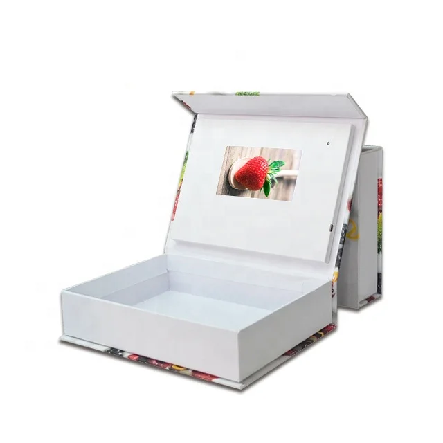 4.3 inch 5 inch 7 inch lcd screen video gift box jewelry ring box for advertising business marketing