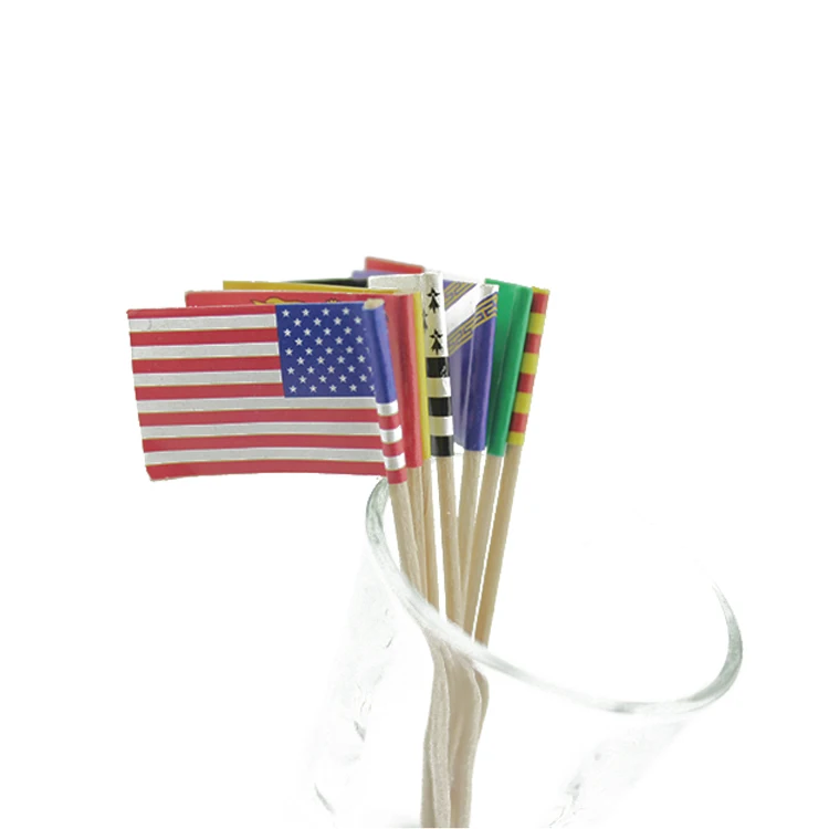 
2021 Certification Custom Toothpick Flags Cupcake Decorating Flag Picks  (62089809603)