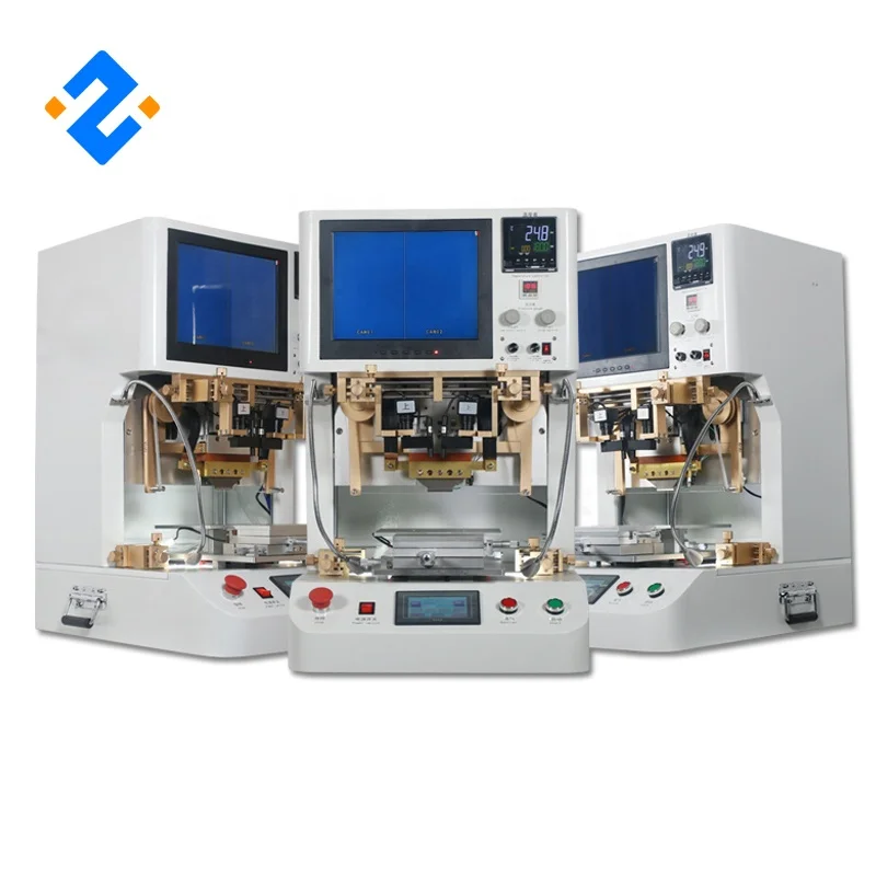 2019 ZWX Automatic Intelligent Pulse LCD Flex Cable Repair FPC ACF Bonding Machine, ZH-015 LCD Touch Flex Cable Repair Machine