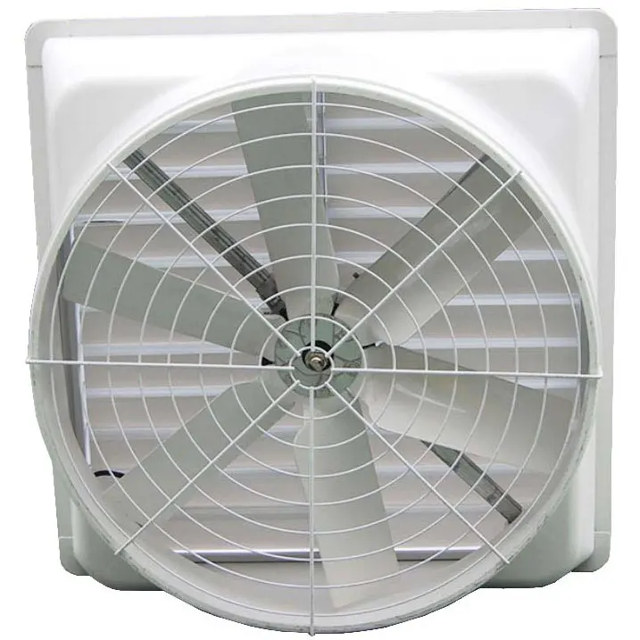 pig barn chicken house poultry corrosion resistant fiberglass cone dust exhaust fan for greenhouse