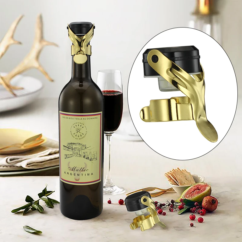 Wholesale cheap promotional stainless steel Sparkling wine stopper