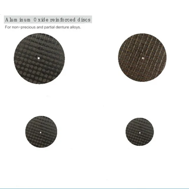 Стоматологический усиленный оксид алюминия режущий шлифовальный диск для недрагоценного сплава и частичных протезов сплавов