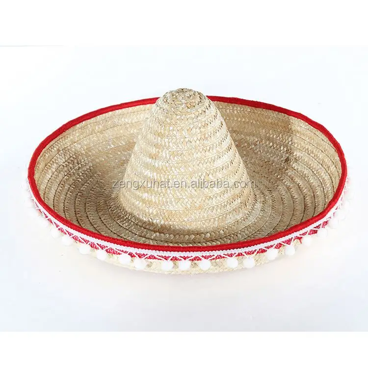 Мексиканская соломенная шляпа sombrero с большими полями для продажи