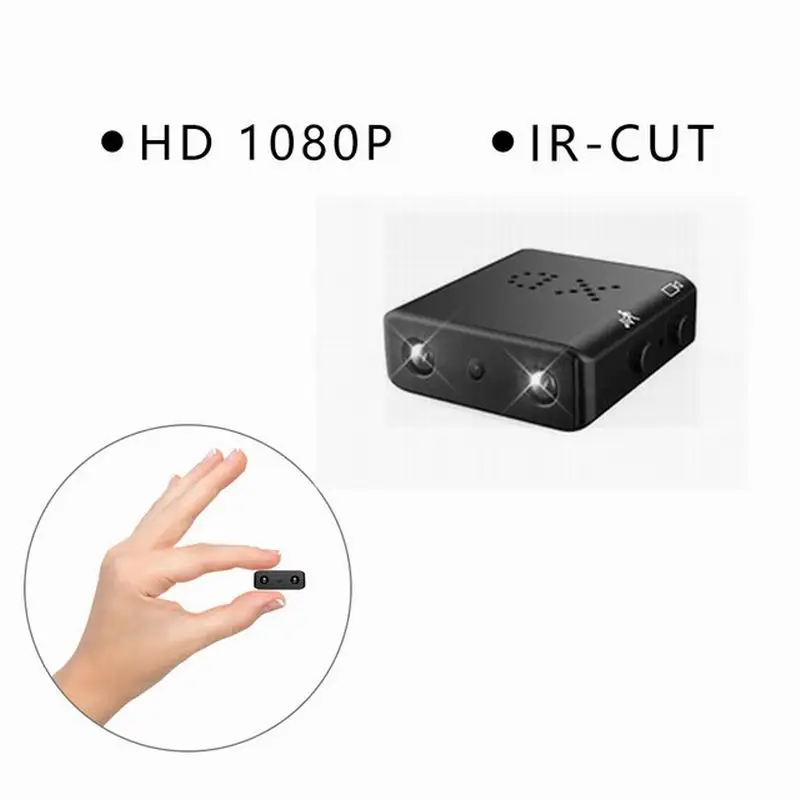XD mini DV ip camera hd 1080P HD night vision ir cut motion detection mini spy hidden camera