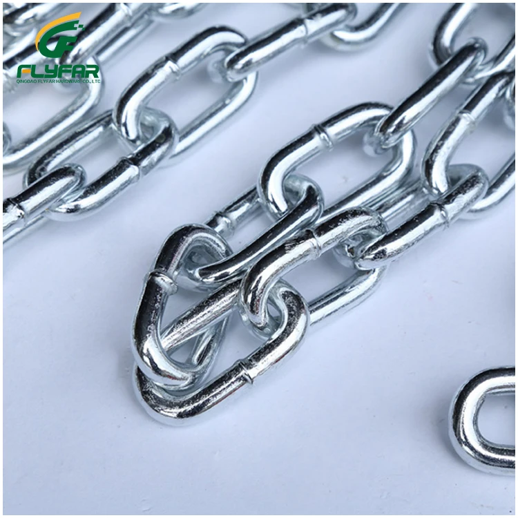 Производство оцинкованной стальной звеньевой цепи хорошего качества