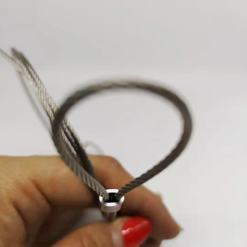 ferrules for cable 4.0mm Single Aluminum sleeves for Rigging Trace Leader Crimps,