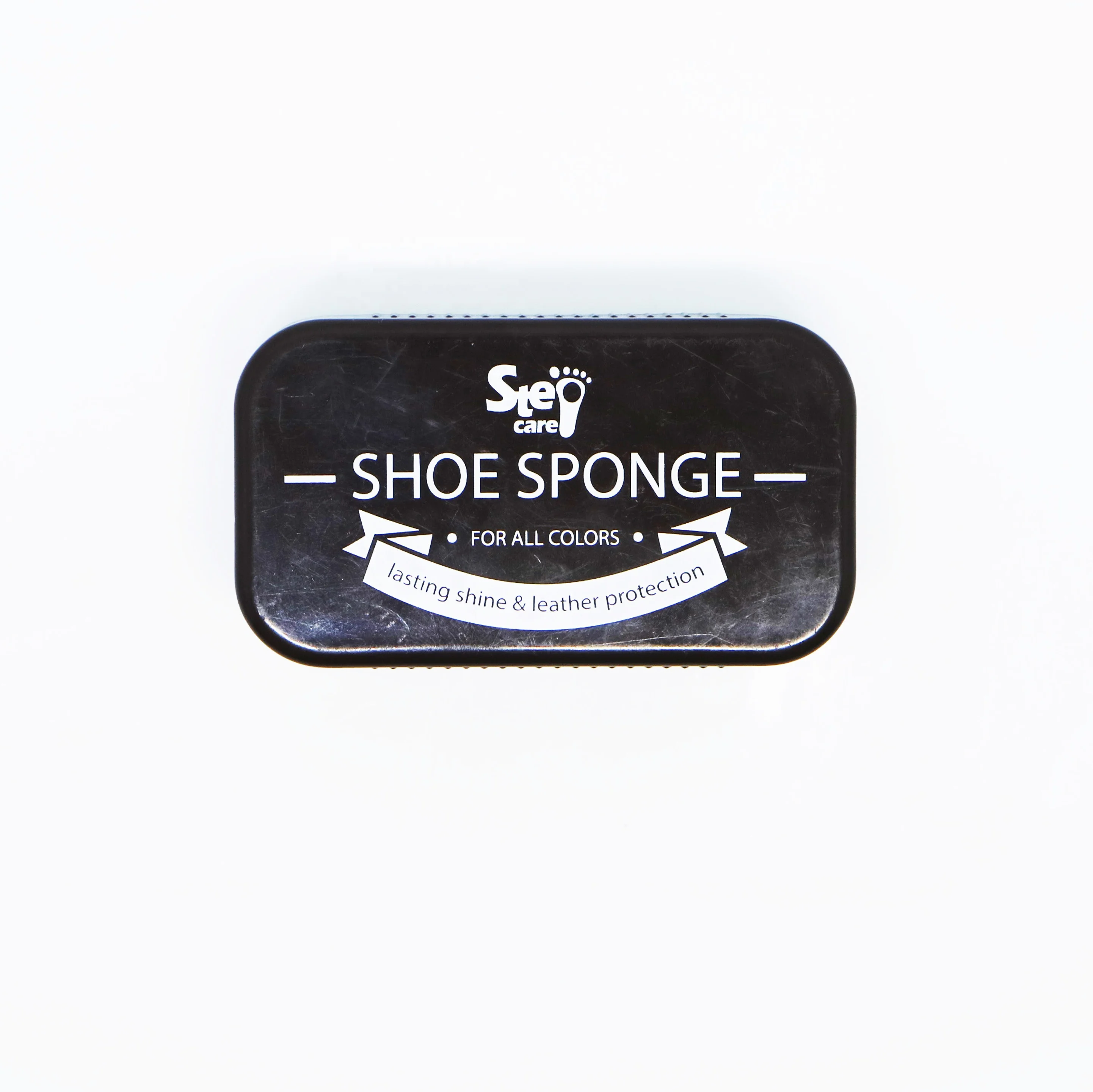 Пластиковая коробка в форме листа, самоблестящая Губка для обуви