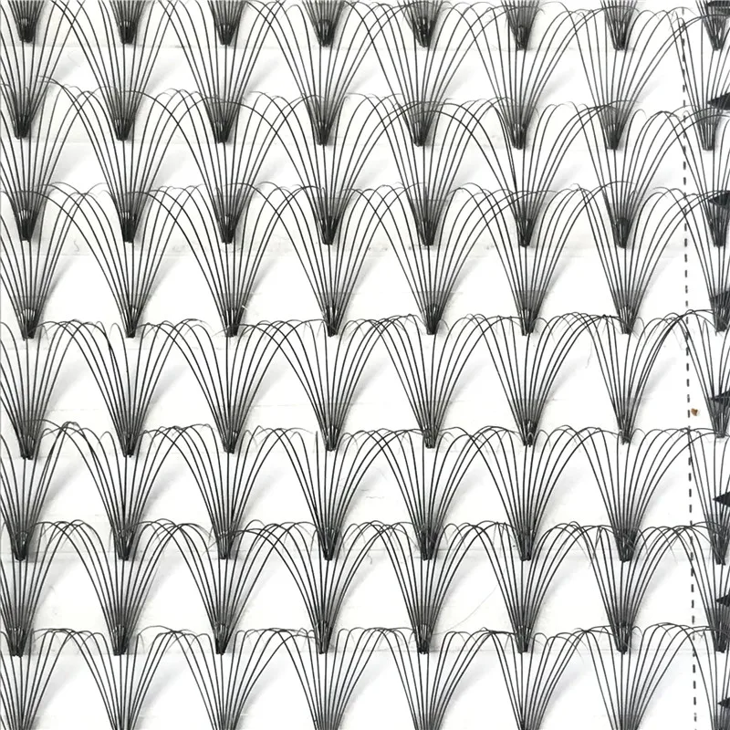 Private label pre-made volume fans lashes 10d Russian volume eyelash extension easy fan lash