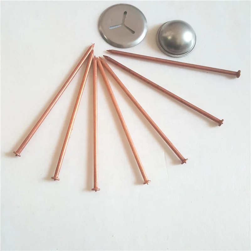 Copper Plated Mild Steel Capacitor Discharge(CD) Weld Pins For Stud Welding Systems